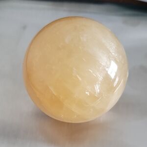 Honey Calcite Crysyal Sphere